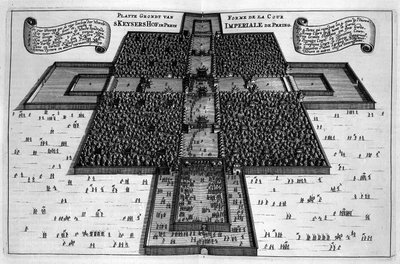 Plan du Palais Impérial à Pékin - Dutch School